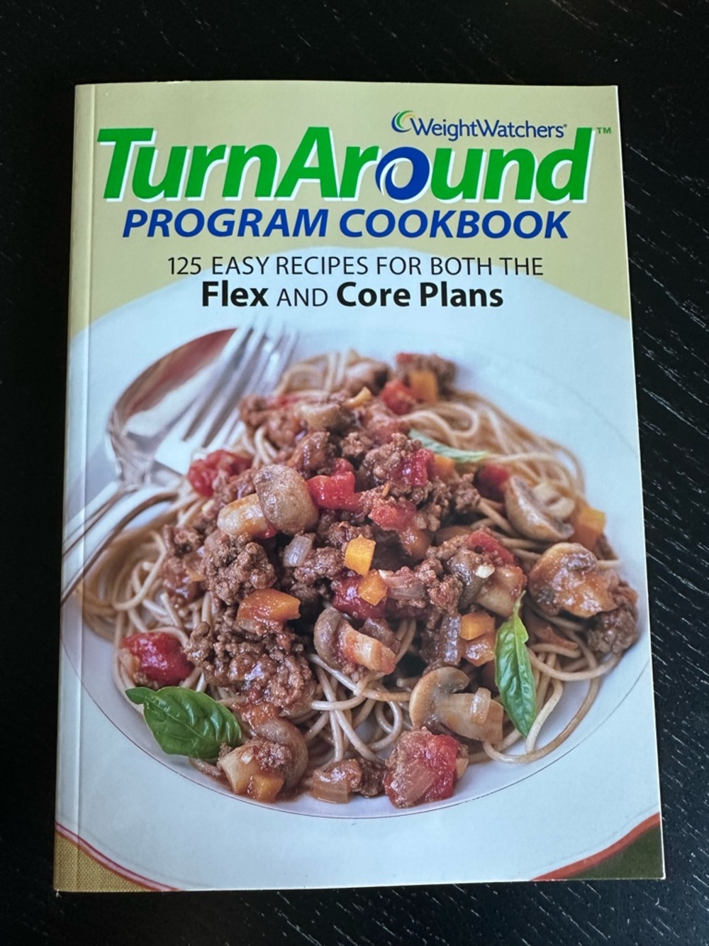 Weight Watchers TurnAround Program Cookbook - White, Green & Blue Cover